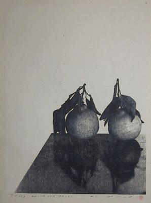 美品 野田哲也「Diary:July.22nd'80」木版+シルク サイン拇印入 美品